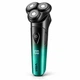 Электробритва VGR V-391 GREEN, 3 плавающие головки, выдвижной триммер, LED-дисплей, влагозащита - изображение 2
