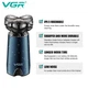 Электробритва VGR V-397 BLUE, роторная, 5 плавающих головок, влажное и сухое бритьё - изображение 7
