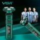 Электробритва VGR V-343, роторная система, 3 плавающие головки, LED-дисплей, влагозащита - изображение 6
