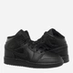 Подростковые высокие кеды для мальчика Jordan 1 Mid 554725-091 37.5 Black (193658125024) - изображение 4