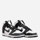 Мужские кеды кожаные высокие Nike Dunk High Retro DD1399-105 42 (8.5US) 26.5 см Черно-белые (195238789633) - изображение 2
