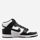 Мужские кеды кожаные высокие Nike Dunk High Retro DD1399-105 42 (8.5US) 26.5 см Черно-белые (195238789633) - изображение 3