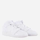 Подростковые высокие кеды для мальчика Jordan 1 Mid 554725-136 36.5 Белые (196149781594) - изображение 2