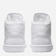 Женские кеды кожаные высокие Nike Wmns Air Jordan 1 Mid DV0991-111 37.5 (6.5US) 23.5 см Белые (196149384191) - изображение 4