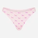Набор трусиков танга женских хлопковых Victoria's Secret 291938704 XS 3 шт Серый/Розовый (1162844728) - изображение 2