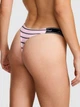 Набор трусиков танга женских хлопковых Victoria's Secret 291938704 XS 3 шт Серый/Розовый (1162844728) - изображение 6