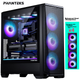 Материнська плата PHANTEKS G400A Black Mid-Tower ATX, корпус із бічними скляними панелями та системою водяного охолодження (4 вентилятори 140 мм/сітчаста панель/підтримання водяного охолодження 360 мм/5090) - зображення 4