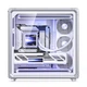 Игровой корпус JONSBO X400 Silver White ATX Seaview (каркас для киберспорта/водяное охлаждение 360 мм/подсветка ARGB 5 В/13 слотов для вентиляторов/поддержка задней панели) - изображение 7