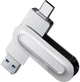 Флеш-память USB Zs100 512GB USB 3.2 Gen2 + Type-C Silver - изображение 1