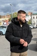 Чоловічий зимовий пуховик Riccardo П1Т Denim чорний L з біопухом та підкладкою Omni-Heat - зображення 4