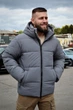 Чоловічий зимовий пуховик Riccardo П1Т Crash сірий XL з біопухом та підкладкою Omni-Heat - зображення 2