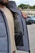 Чоловічий зимовий пуховик Riccardo П1Т Denim сірий М з біопухом та підкладкою Omni-Heat - зображення 6
