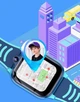 Смарт годинник для хлопчика Lemfo Y90 з відеодзвінком, GPS / Wi-Fi / LBS, прослуховуванням та сім картою До 4 днів роботи Чорний - зображення 4