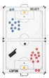 Tablica taktyczna Select piłka nożna 60 x 90 cm 800020 (5703543303373) - obraz 1