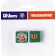 Виброгасители Wilson ROLAND-GARROS DAMPENER зелено-оранжевые (2 штуки) WR8445801001 - изображение 1