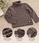 Гольф для дівчинки Soft Hearts Kiddo капучино 104 см - изображение 3