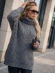 Свитер Dressa 77944 размер 44-52 цвет серый - изображение 6