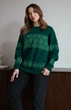 Джемпер женский ELFBERG MOD-5089 44-62 Изумрудный (2000001090640_ELF) - изображение 4