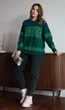 Джемпер женский ELFBERG MOD-5089 44-62 Изумрудный (2000001090640_ELF) - изображение 5