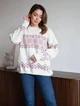 Джемпер женский ELFBERG MOD-5089 44-62 Молочный (2000001090633_ELF) - изображение 5