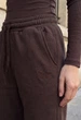 Жіночі спортивні штани Стаф коричневі на флісі з логотипом Staff yo brown logo fleece M (408531) - зображення 3