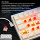 Клавіатура Ajazz NK68 Red Switch USB UA White (NK68-R-S-W) - зображення 3