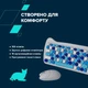 Комплект (клавіатура, миша) Canyon HSET-W6 Kitty Edition Blue (CNS-HSETW6BL) - зображення 9