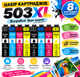 Картриджі 503XL для струменевого принтера, набір 8 шт. (2BK+2C+2M+2Y), чорні та кольорові, збільшена ємність XL (15) - зображення 2
