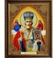 Картина стразами икона Святого Николая 30×40 см Истинный набор алмазной мозаики для творчества и декора дома - изображение 2