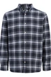 Сорочка у клітку (тонка байка) синього кольору Jack&Jones 3XL (400157-blue-14009) - зображення 7