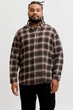 Сорочка у клітку (тонка байка) коричневого кольору Jack&Jones 3XL (400157-brown-14002) - изображение 1