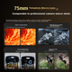 SmallRig 3578B, підходить для IPhone16 Promax, Apple15 Huawei Xiaomi Samsung Портретна фотографія, 1.55x широкоекранний професійний об'єктив для зйомки з T-кріпленням для телефонів та відео - зображення 7