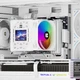Thermalright Peerless Assassin 120 VISION ARGB білий 2,8-дюймовий РК-дисплей з шістьма тепловими трубками для повітряного охолодження процесора, сумісний з AM5, 1851 PA120V - зображення 2