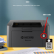 Чорно-білий лазерний принтер KYOCERA PA2000 формату A4, компактний друкарський апарат для домашнього офісу/комерційного друку - зображення 6