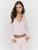 Кофта спортивна велюрова з капюшоном жіноча Tally Weijl SSWPEVARIE-IDS (M) (7612950385224) - зображення 1