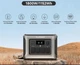 Портативна зарядна станція 1,6 кВт ALLPOWERS R1500 LITE 1056Wh LiFePO4 1600 Вт, 230В, чиста синусоїда, швидка зарядка, для дому, квартири - зображення 5
