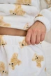 Женский домашний костюм - махровая пижама, кофта кенгуру и штаны, Тедди крем размер XL - изображение 5