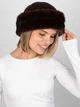 Шапка женская VILSS Cashmere/Mink Bra VL-2248-116-CHOC-MV2-M 56-58 Коричневая (ROZ6501064525) - изображение 3