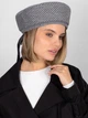 Шапка женская VILSS Strass Dolcezza Arco VL-2242-38-ds27-L 58-59 Серая (ROZ6501064535) - изображение 1