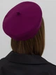 Берет женский VILSS Metal Cashmere Beretto VL-2207-42-mv2-S 56-57 Фиолет (ROZ6501064555) - изображение 3