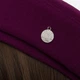 Берет женский VILSS Metal Cashmere Beretto VL-2207-42-mv2-S 56-57 Фиолет (ROZ6501064555) - изображение 4