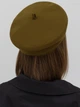 Берет женский VILSS Metal Cashmere Beretto VL-2207-70-mv2-S 56-57 Олива (ROZ6501064556) - изображение 3