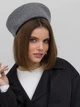 Берет женский VILSS Empty Cashmere France VL-2238-1-88-E-M 57-58 Серая (ROZ6501064590) - изображение 2