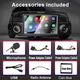 Автомагнитола Fiat 500 2007–2015, 7″ сенсорный экран, беспроводной Apple CarPlay и Android Auto, Bluetooth, USB, DSP - изображение 4