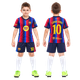 Футбольная форма детская Барселона Ямаль 10 (Barcelona Yamal) 26/27 домашняя 24 (130-140см) сине-бордовая - изображение 2