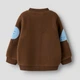 Флисовая толстовка Name it Elian, цвет коричневый, размер 116 (263.13264150.PINE) - изображение 3