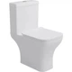 Унітаз компакт підлоговий Devit Basic з кришкою soft close, білий (3590021) - изображение 1
