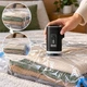 Мини-насос электрический аккумуляторный 3в1 30 Вт 1200 мА·ч USB Type-C для вакуумных пакетов надувных матрасов подушек откачки воздуха с LED фонарем 5 насадками кемпинга путешествий Черный - изображение 2