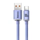 Кабель Baseus Crystal Shine Series USB to Type-C 100W 20V/5A 1.2m Purple - зображення 2