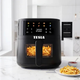 Frytkownica beztłuszczowa Tesla AirCook Q45 Pro (AIRCKQ45PROBLK) - obraz 6